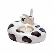 Goebel - 66874314: Bunny de Luxe-Cow-bougeoir Bunny