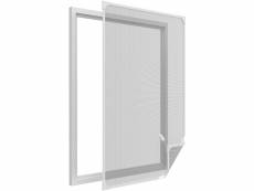 Moustiquaire avec cadre magnétique pour fenêtre blanc