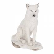Nemesis Now Figurine Loup fantôme Blanc 24 cm