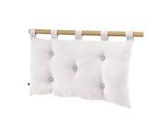 Ourea - coussin de tête de lit avec passants 50x80cm