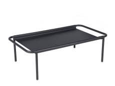 Table basse en métal Coolside Carbone 115 x 63 cm