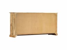 Vidaxl armoire latérale 170x38x80 cm bois de manguier solide 247708