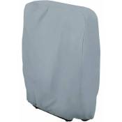Vuszr - Housse de protection contre la poussière pour chaise pliante de soleil d'extérieur grise,pour la protection des meubles d'intérieur et