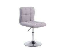 Chaise lounge palma v2 en tissu , gris