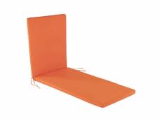 Coussin de chaise longue d'extérieur orange,taille