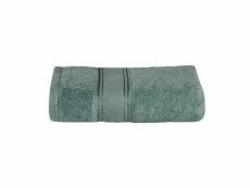 Homemania serviette douche - pour visage, mains, bain -vert en coton, 90 x 140 cm