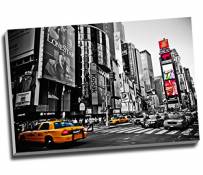 Impression sur toile New York City en noir et blanc