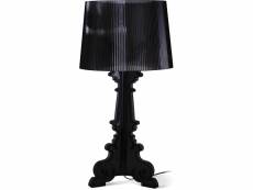 Lampe de table - grande lampe de salon design - bour noir