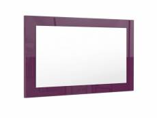Miroir mûre brillant (hxlxp): 45 x 89 x 2
