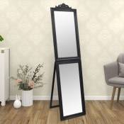 Miroir sur pied Noir 40x160 cm