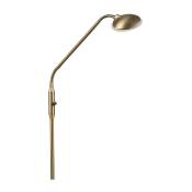 QAZQA eva - LED Dimmable Lampe de lecture variateur inclus - 1 lumière - H 1490 mm - Bronze - Moderne - éclairage intérieur - Salon I Chambre - Bronze