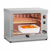 Royal Catering Salamandre Toaster Electrique Grill Cuisine RCET 360 (3.250W, 27,5 x 50 x 38,5 cm, 3 Élément chauffant à Quartz, espacement entre les g