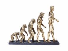 Statuette hommes dorés evolution