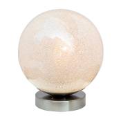 Sulion - Lampe de table 1xE27 Sphère avec Verre dépoli