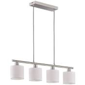 Suspension 4 lampes Tommy - Blanc