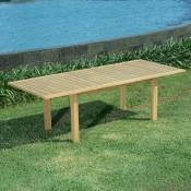 Table extensible teck massif Constantine 174/234 x100