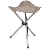 Tabouret pliable Oxford taupe