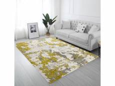 "tapis moderne jaune dimensions - 200x290" TPS_JAU_200