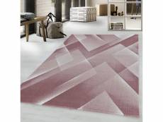 Trend - tapis à motifs géométriques - rose 080 x