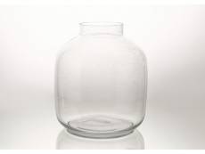 Vase bouteille transparent xxl bulle 38x34 cm