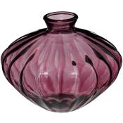 Vase Candy verre recyclé rose H14cm Atmosphera créateur d'intérieur - Rose