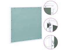 Vidaxl panneau d'accès cadre en aluminium plaque de plâtre 700x700 mm 145104