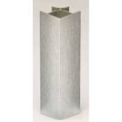 Volpato - Jonction d'angle pvc 90° - Hauteur : 150 mm Aluminium