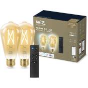WIZ - Kit de Démarrage 2 ampoules connectées Wi-Fi