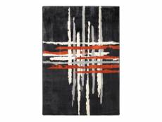 Abstrak - tapis lumineux effet laineux motifs abstraits multicolore 120x170