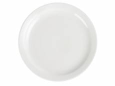 Assiettes à bord étroit blanches olympia 250(ø)mm