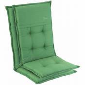 Blumfeldt - Coussin Coburg Coussin de fauteuil chaise de jardin à dossier haut en polyester 53x117x9 cm