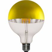 Dl Daylightitalia - Ampoule led Globe G125 Demi Sphère Doré 7W E27 Dimmable 2700K