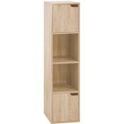 Frankystar - Miracle - Bibliothèque modulaire en bois avec compartiments et portes - 2 compartiments et 2 portes