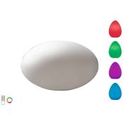 Inspired Mantra - Huevo - Lampe de Table Ovale Induction led rgb Extérieure IP65, 120lm, Blanc Opale