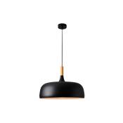 Lampe de plafond - Suspension design scandinave - Circus Noir - Metal, Métal, Bois - Noir