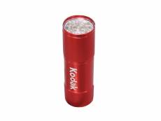 Lampe de poche 9 led rouge 604521