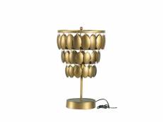Lampe de table classique - métal - 58x34x34 cm MOONDUST coloris Laiton
