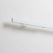 Madura - Kit tringle rail [2,3x0,9]x200 cm Blanc - slider - Blanc