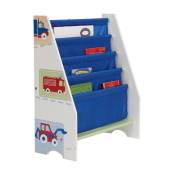 Moose Toys - Meuble range-livre camions, tractopelle,