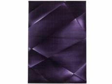 Reflet - tapis à motifs géométrique - violet 080