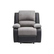 Relaxxo - Fauteuil Relaxation 1 place Microfibre et