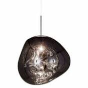 Suspension Melt LED / Ø 50 cm - Polycarbonate métallisé (change de couleur) - Tom Dixon gris en plastique