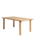 Table d'extérieur en bois d'iroko durable de 300 cm