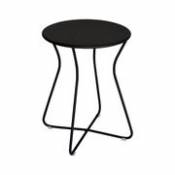 Tabouret Cocotte / Table d'appoint - H 45 cm / Métal - Fermob noir en métal