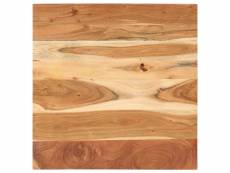 Vidaxl table de bistro carrée 70x70x75 cm bois d'acacia