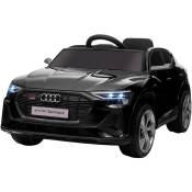Voiture véhicule électrique enfant e-tron Sportback s line 12 v - v. max. 8 Km/h - effets sonores, lumineux - télécommande, port usb, MP3 - noir