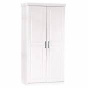 Webmarketpoint - Kit armoire 2 portes blanc uni