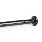 Barre de douche barre aluminium noir ø 20 mm - 75 à 215 cm - noir