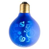 Ecolicht 30080130003 Ampoule E27 LED 0.5W G80 360° - Décorative bonhomme de neige bleu