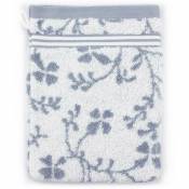 Gant de toilette 16x21 vintage floral - Blanc Gris